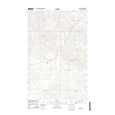 2014 Map of Hoko Falls, 2014 Print