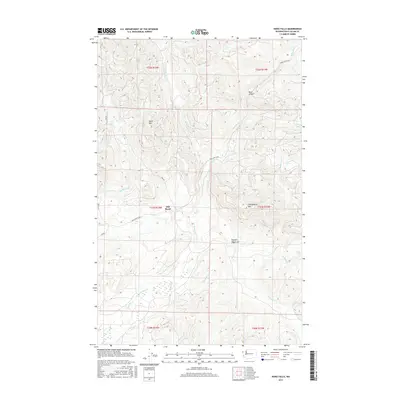 2017 Map of Hoko Falls, 2017 Print