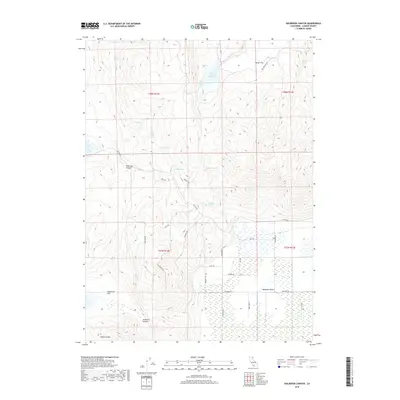 2018 Map of Holbrook Canyon, 2018 Print