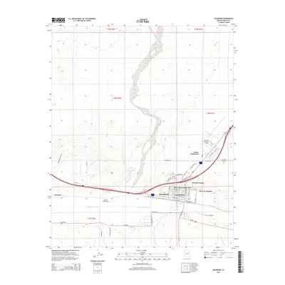 2014 Map of Holbrook, 2014 Print