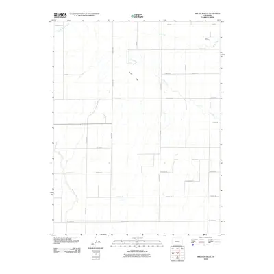 2010 Map of Holcolm Hills, 2010 Print