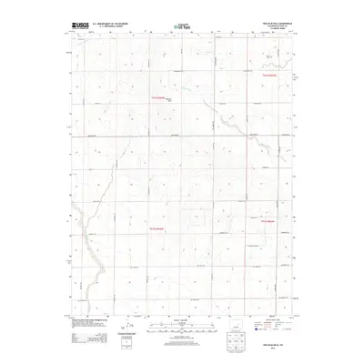 2013 Map of Holcolm Hills, 2013 Print