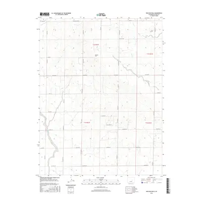2016 Map of Holcolm Hills, 2016 Print