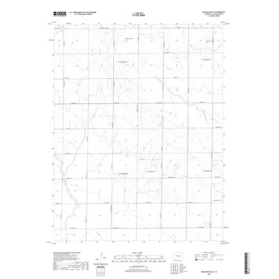 2019 Map of Holcolm Hills, 2019 Print