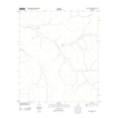 2012 Map of Holcomb Draw, 2012 Print