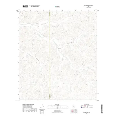2019 Map of Holcomb Draw, 2019 Print