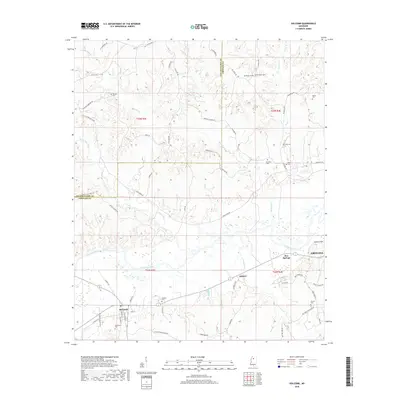 2018 Map of Holcomb, 2018 Print