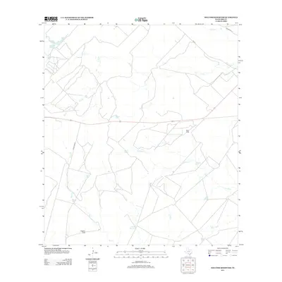 2013 Map of Holcomb Reservoir, 2013 Print
