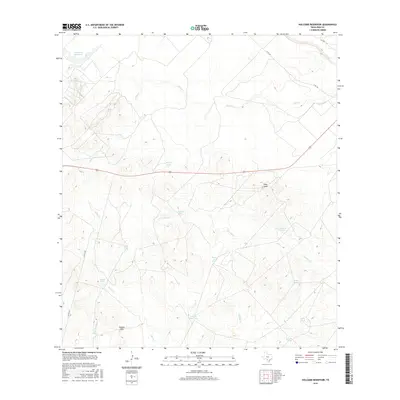 2016 Map of Holcomb Reservoir, 2016 Print