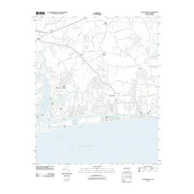 2010 Map of Holden Beach, 2010 Print