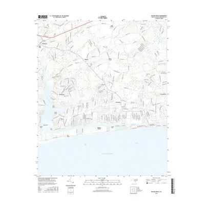 2016 Map of Holden Beach, 2016 Print