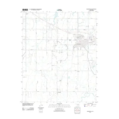 2012 Map of Holdenville, 2012 Print