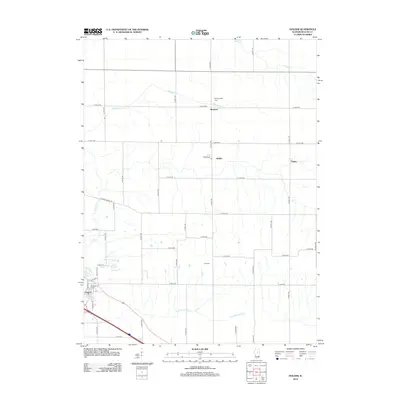 2012 Map of Holder, 2012 Print