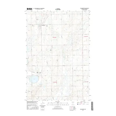 2016 Map of Holdingford, 2016 Print