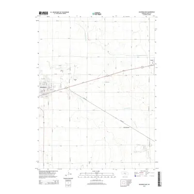 2014 Map of Holdrege East, 2014 Print