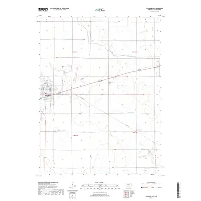 2017 Map of Holdrege East, 2017 Print