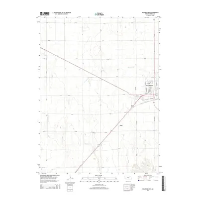 2014 Map of Holdrege West, 2014 Print