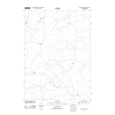 2012 Map of Holdup Hollow, 2012 Print