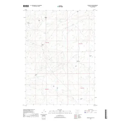 2017 Map of Holdup Hollow, 2017 Print