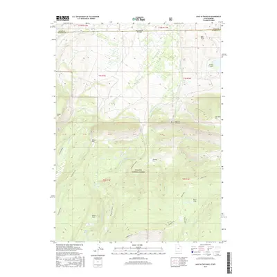 2017 Map of Hole In The Rock, 2017 Print