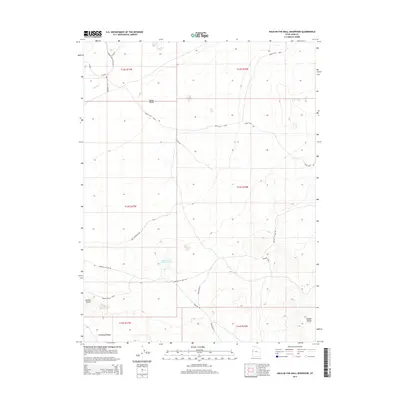 2014 Map of Hole-in-the-Wall Reservoir, 2014 Print