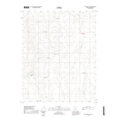2018 Map of Hole-n-Wall Canyon, 2018 Print
