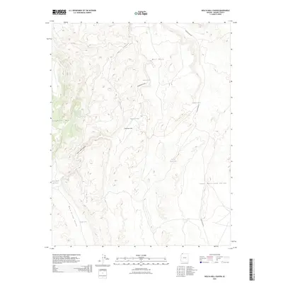 2026 Map of Hole-n-Wall Canyon, 2026 Print