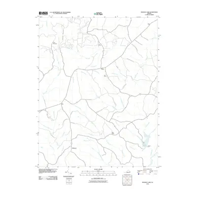 2010 Map of Holiday Lake, 2010 Print