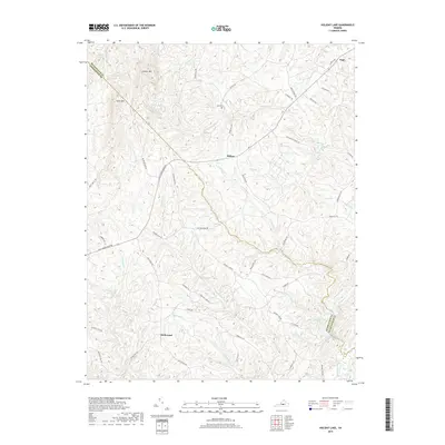 2019 Map of Holiday Lake, 2019 Print