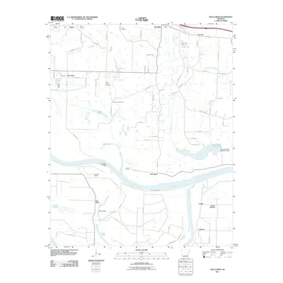 2011 Map of Holla Bend, 2011 Print