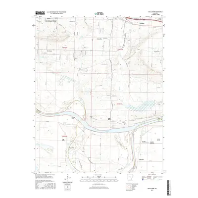 2017 Map of Holla Bend, 2017 Print