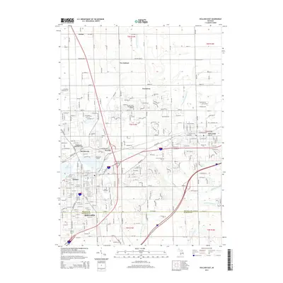2014 Map of Holland East, 2014 Print