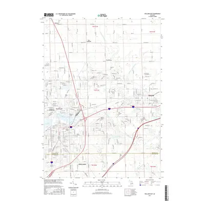 2017 Map of Holland East, 2017 Print