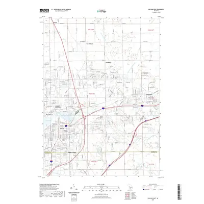 2019 Map of Holland East, 2019 Print