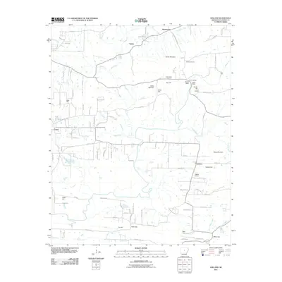 2011 Map of Holland, 2011 Print