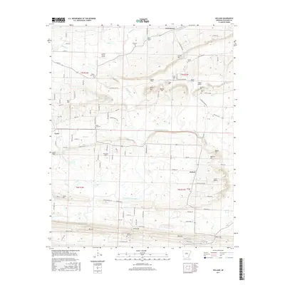 2017 Map of Holland, 2017 Print