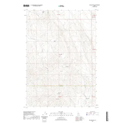 2020 Map of Holland Gulch, 2020 Print
