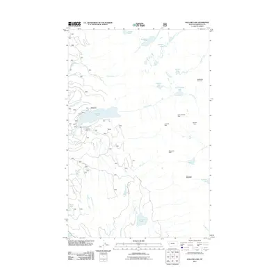2011 Map of Holland Lake, 2011 Print