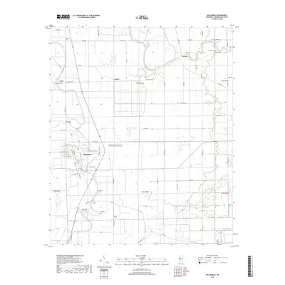 2018 Map of Hollandale, 2018 Print