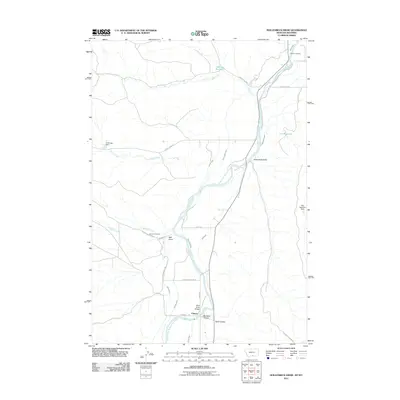 2011 Map of Hollenbeck Draw, 2011 Print