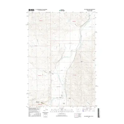2017 Map of Hollenbeck Draw, 2017 Print