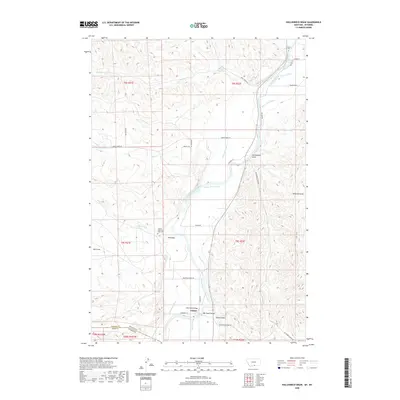 2020 Map of Hollenbeck Draw, 2020 Print