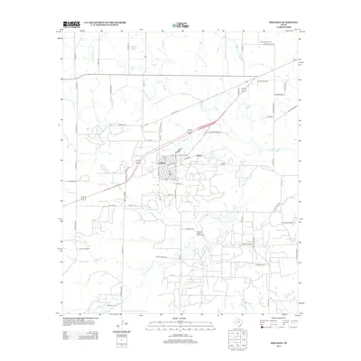 2012 Map of Holliday, 2012 Print