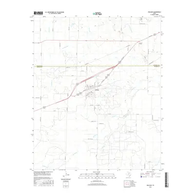 2016 Map of Holliday, 2016 Print