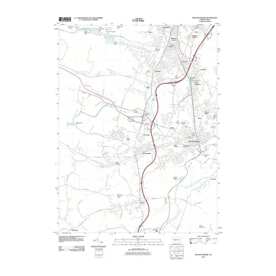 2010 Map of Hollidaysburg, 2010 Print