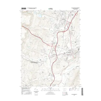 2016 Map of Hollidaysburg, 2016 Print