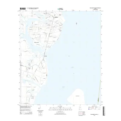 2014 Map of Hollingers Island, 2014 Print