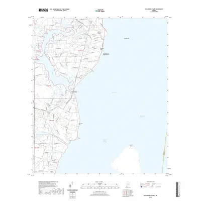 2020 Map of Hollingers Island, 2020 Print