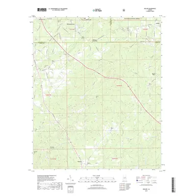 2018 Map of Hollins, 2018 Print