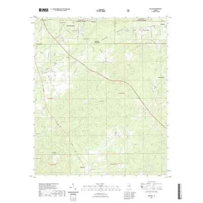 2021 Map of Hollins, 2021 Print